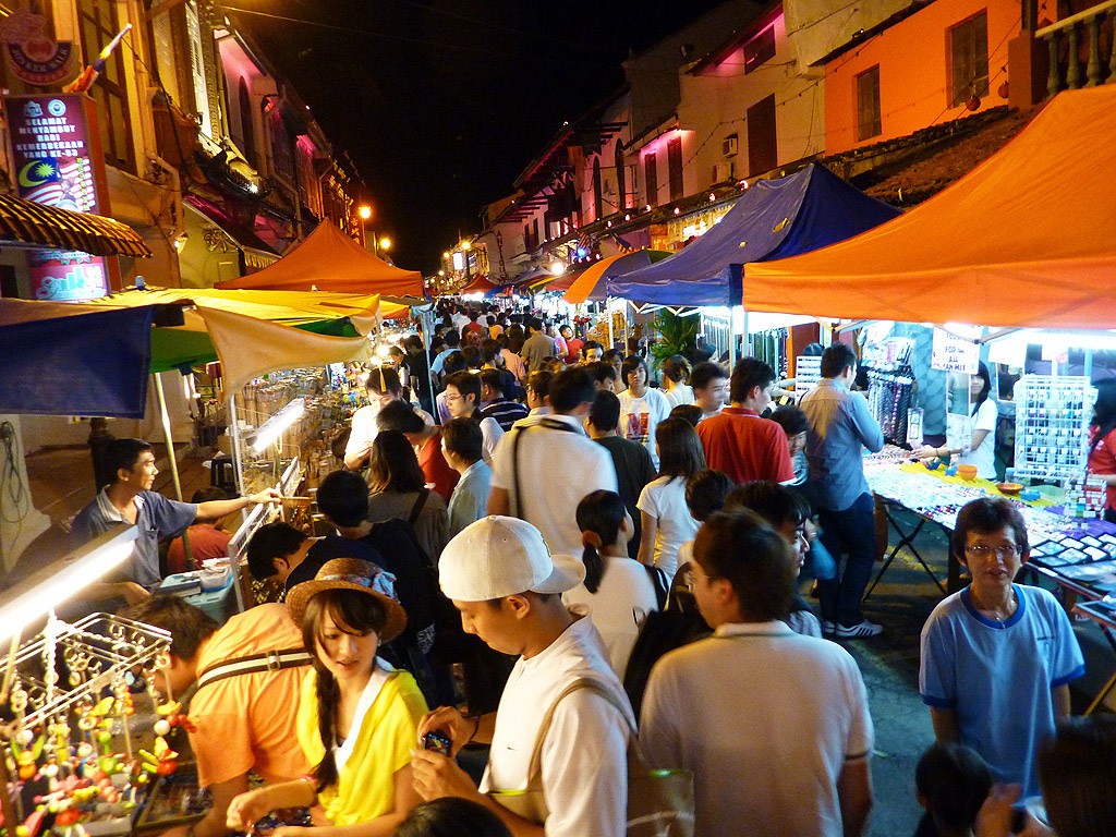 Jonker Street Night Market in Malacca